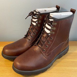 UGG KIRKSON CHUKKA WATERPROOF BOOTS -CHESTNUT LEATHER -MEN’S US 13 -NEW